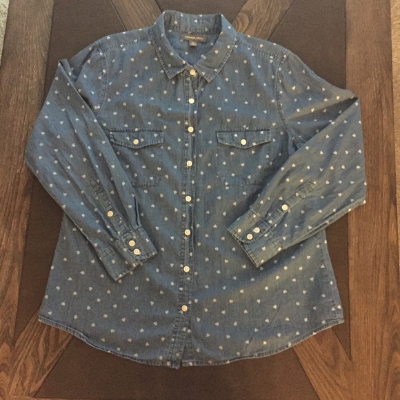 Alexander Jordan Tops - Heart Chambray_Shirt